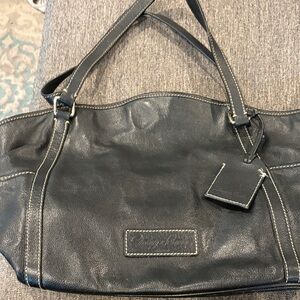 Dooney & Bourke Black Leather Shoulder Bag
